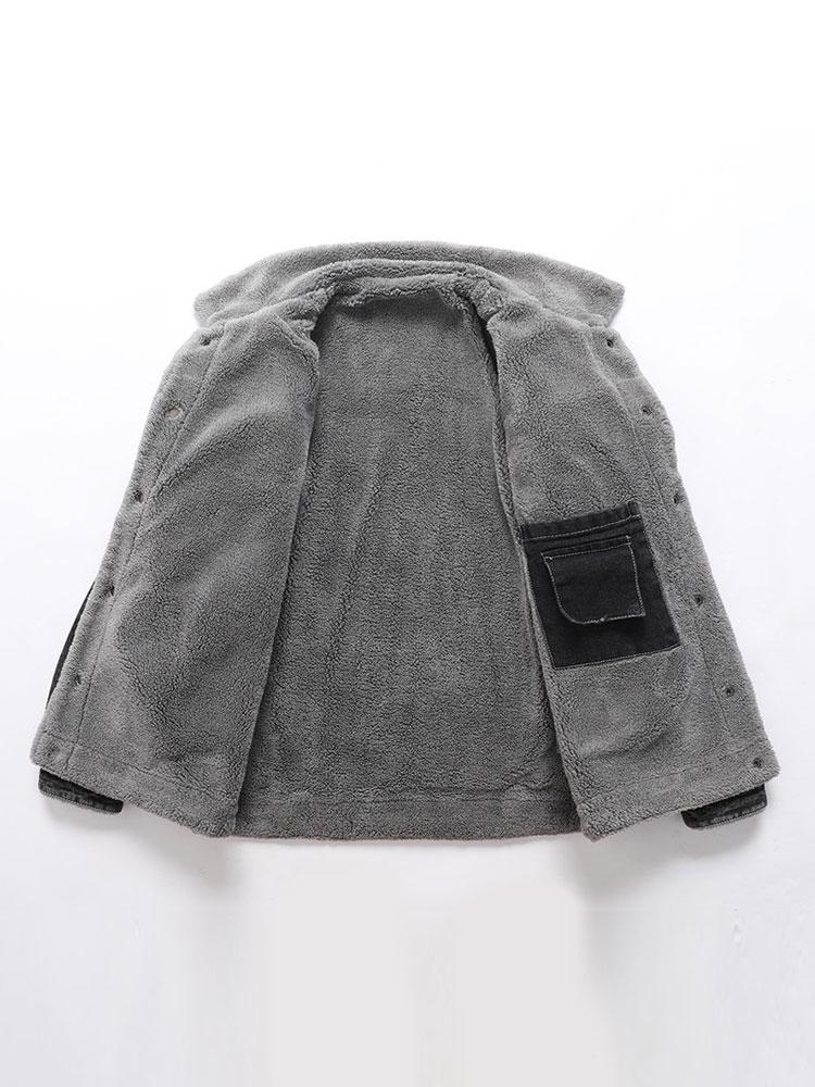 Ted - lined-washed-denim-jacket